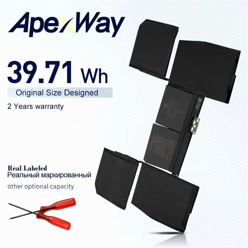 ApexWay 7 55 V 39 71wh A1527 Аккумулятор для ноутбука Apple MacBook Retina A1534 (2015-2016 года) MF855 MJY32 MK4M2 |