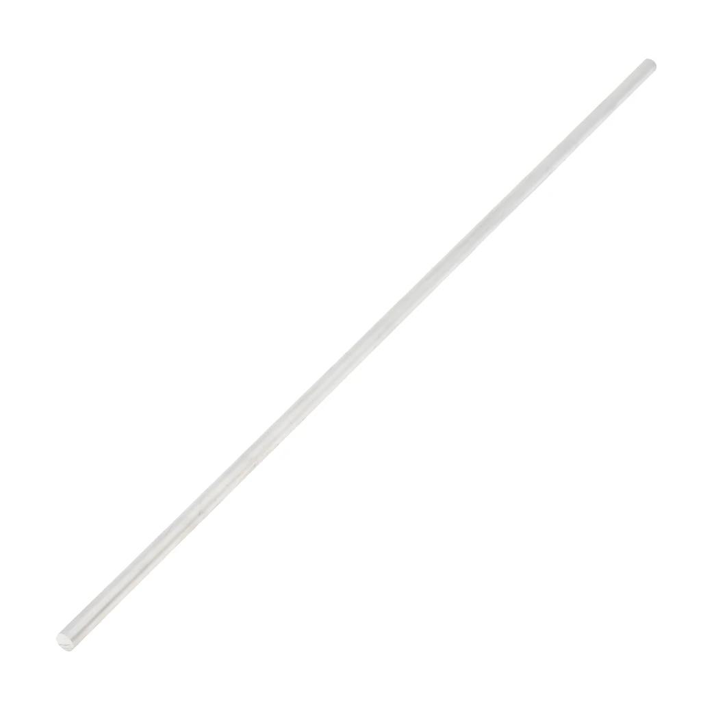 50cm X 6063 Aluminium Alloy Round Solid Rods, Diam. 8mm, heat treatable and weldable