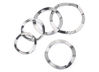 

304 Stainless Steel M3 M4 M5 M6 M8 M10 M12 M16 Three Wave Spacers Crest Spring Washer Gaskets Ring