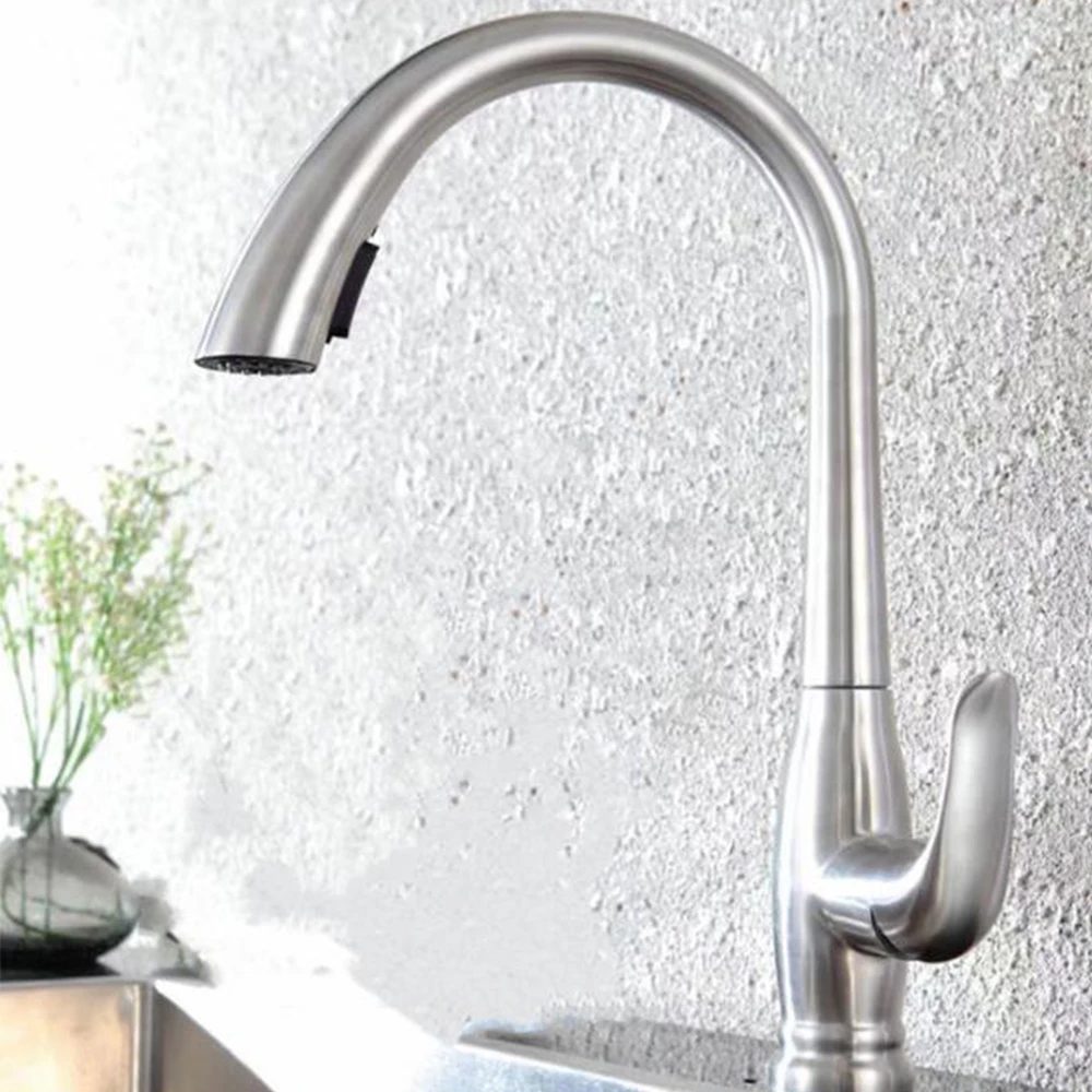 Смеситель для кухонной раковины корпус смесителя из нержавеющей стали 304