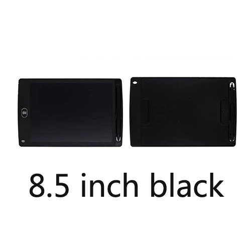 8.5 inch black Игрушки для рисования 4,4/8,5/9,5/12 дюймов ЖК-доска для письма и письма, ультра-тонкие планшеты, портативные, для детей, умные, для раннего образования - Цвет: 8.5 inch black