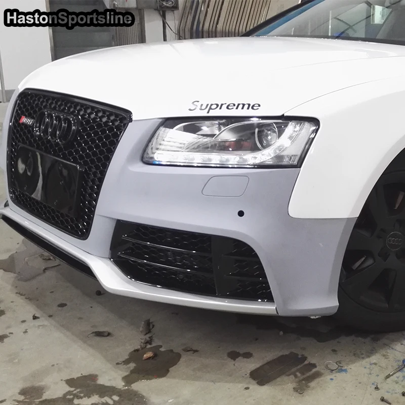 A5 RS5 ABS Черная передняя противотуманная фара гриль охватывает туман светильник
