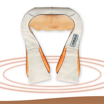 

U Shape Electrical Shiatsu Body Shoulder Neck Massager Back Spa Infrared 4D kneading Massagem Car Home Massager Shawl Relaxation