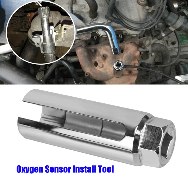 1/2 22mm Drive Socket Car Wrench For Oxygen Sensor Install Removing Change Tool Auto Maintaining Truck Automotive Accessories