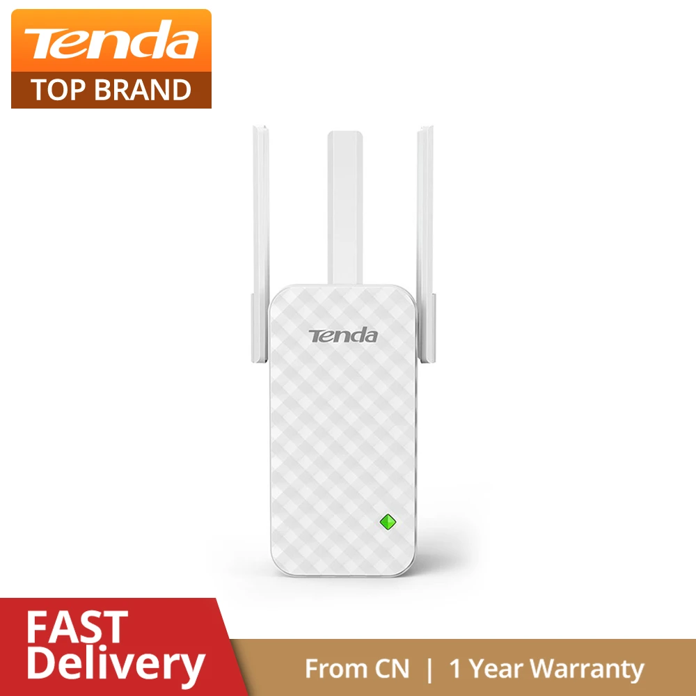 Tenda A12 Wireless WiFi Repeater, Universal Wireless Range Extender, Enhance AP Receiving Launch, High Compatible with Router