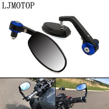 

7/8" Motorcycl mirror Handle Bar End CNC Rearview mirror For Honda Harley Yamha Hayabusa Suzuki BMW Triumph KTM
