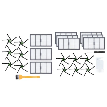 

2 Set Filters and Side Brushes for Irobot Roomba S9 (9150) S9+ S9 Plus (9550) S Series - 14Pcs & 10Pcs