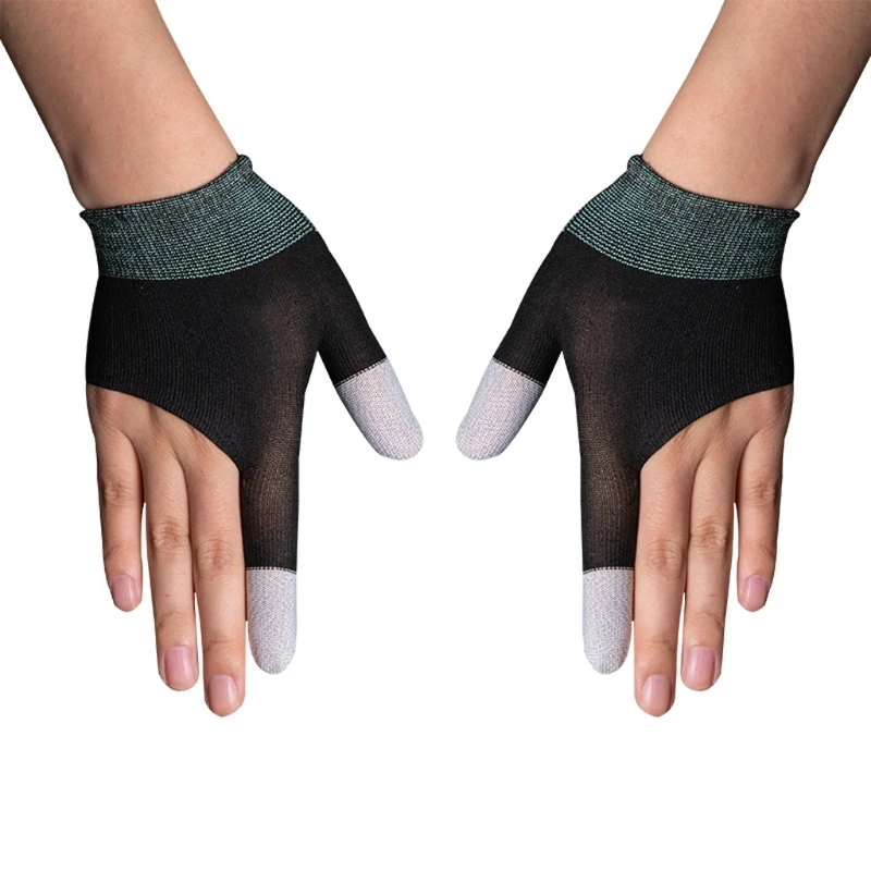 LICHIFIT Touch Screen Gaming Gloves Non-Slip Sweat-Proof Touch Finger Thumb Sleeve for PUBG Mobile Phone Game 