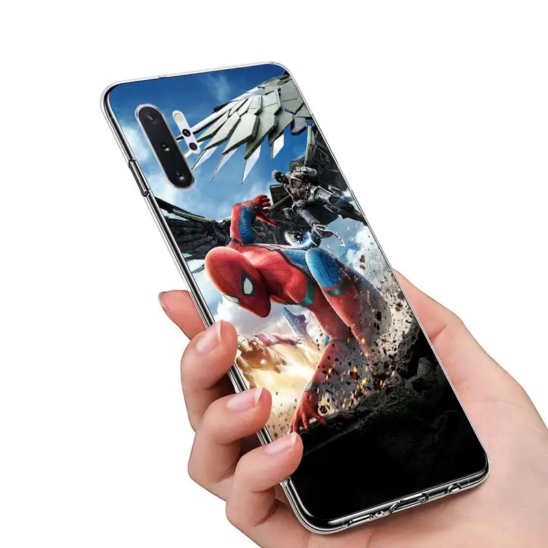 The Spiderman Marvel For Samsung Galaxy Note 20 10 9 8 Plus Ultra Lite M21 M31 M31S M10S M20 M21 M32 M12 Phone Case best case for samsung Cases For Samsung