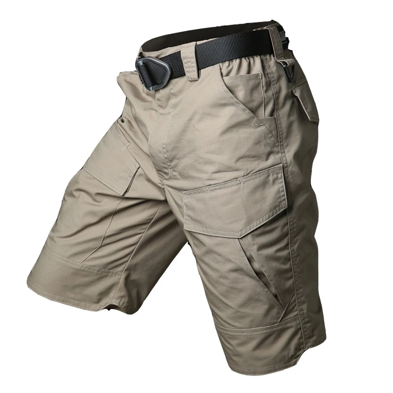 Summer Outdoor Hiking Shorts Men Military Tactical Shorts Waterproof Quick Dry Trekking Fishing Trousers Male Loose Cargo