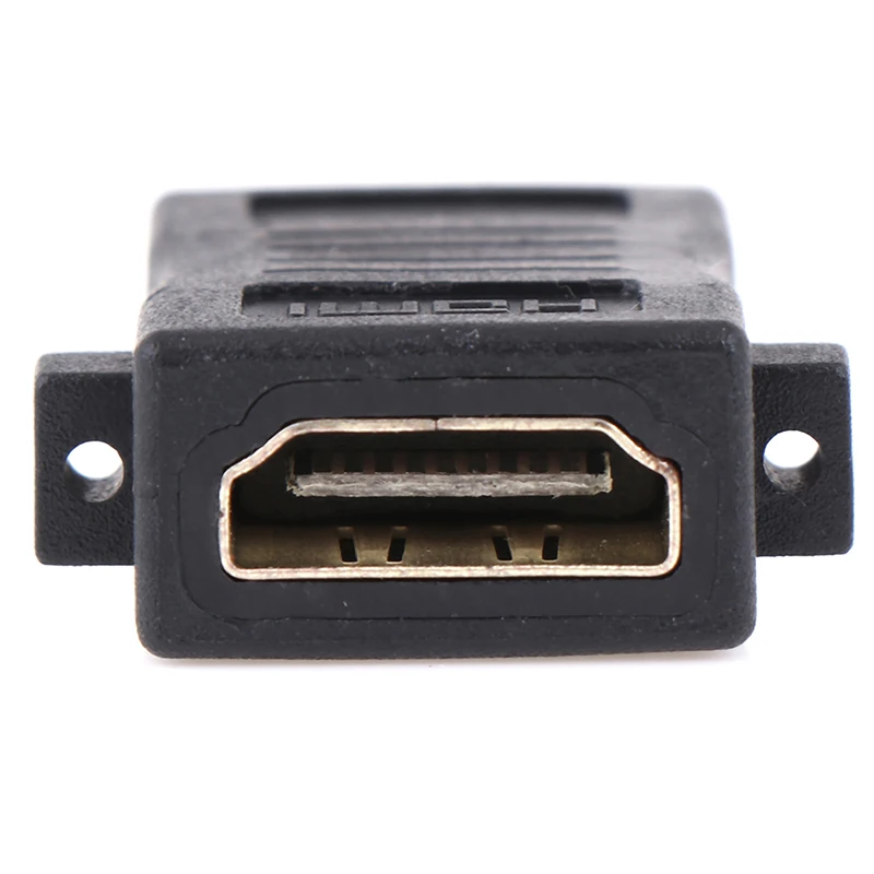 1 шт. HDMI Женский к женскому панельному креплению Удлинительный соединитель