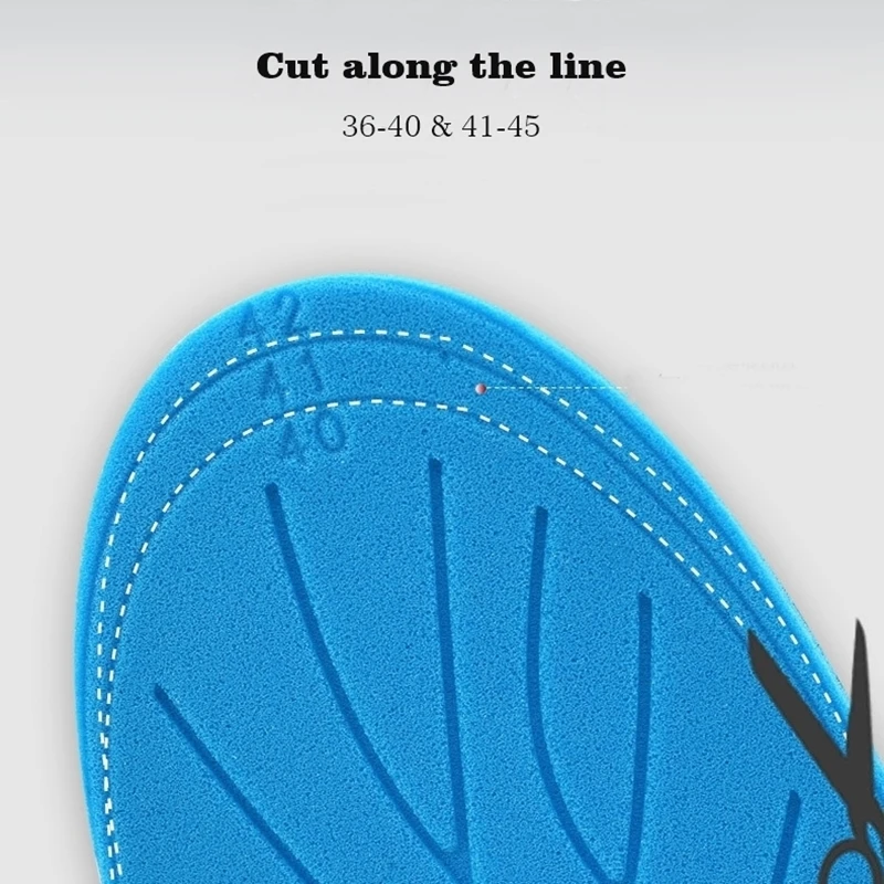 1 Pair Sport Insoles for Feet Man Women Orthopedic Pad Shock Absorption