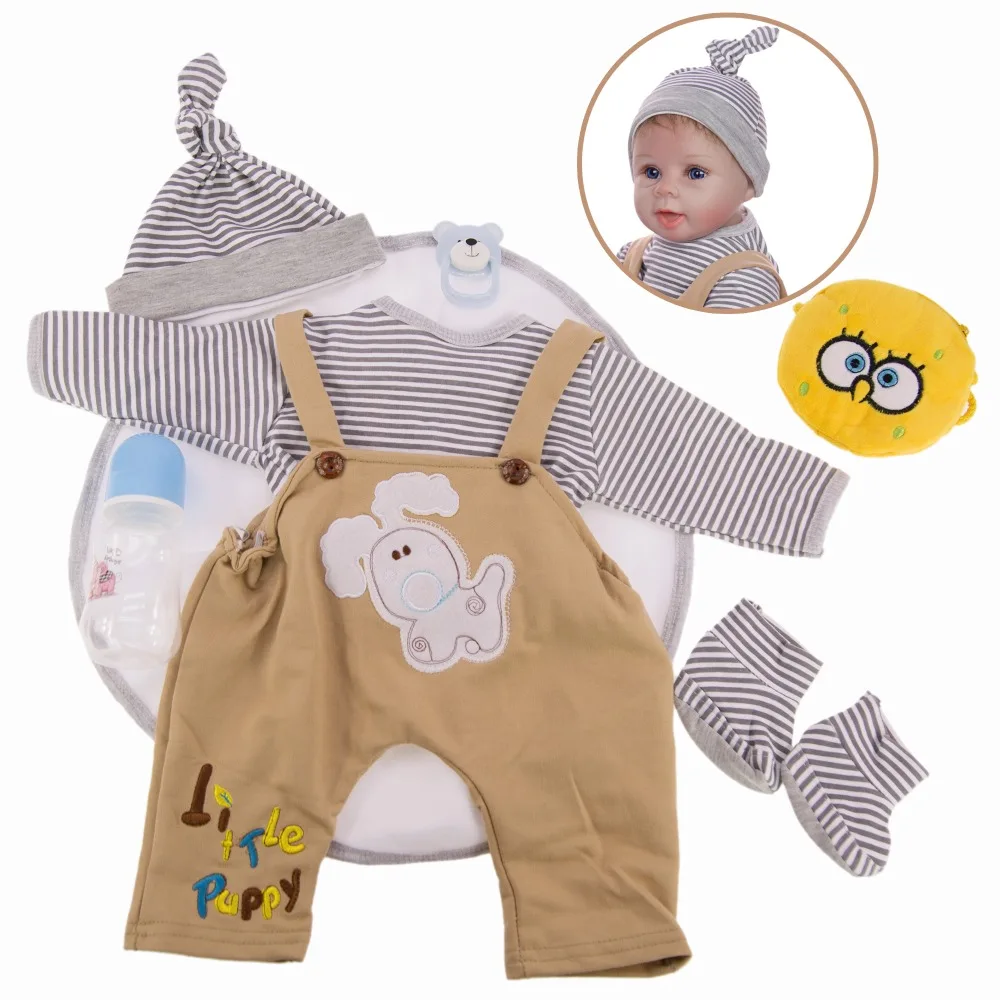 Boneca reborn Кукла-младенец, мальчик 22 дюйма 55 см Силиконовая Возрожденный ребёнок куклы, игрушки для детей, подарок bebes кукла трансфер до реборн