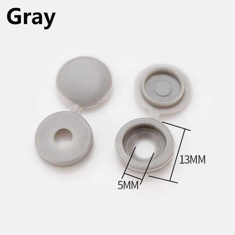 100pcs Gray