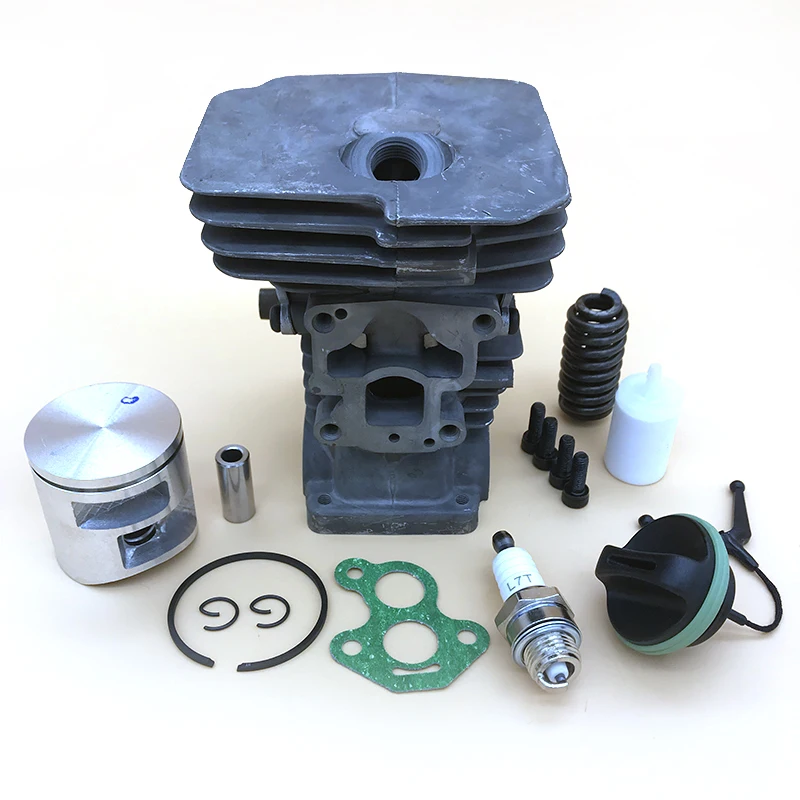Hundure 41 Millimetri Cilindro Pistone Spark Plug Kit Per Husqvarna 435 435E 440E 440 Ii Motosega Gas Protezione Del Combustibile Di Ricambio Parti