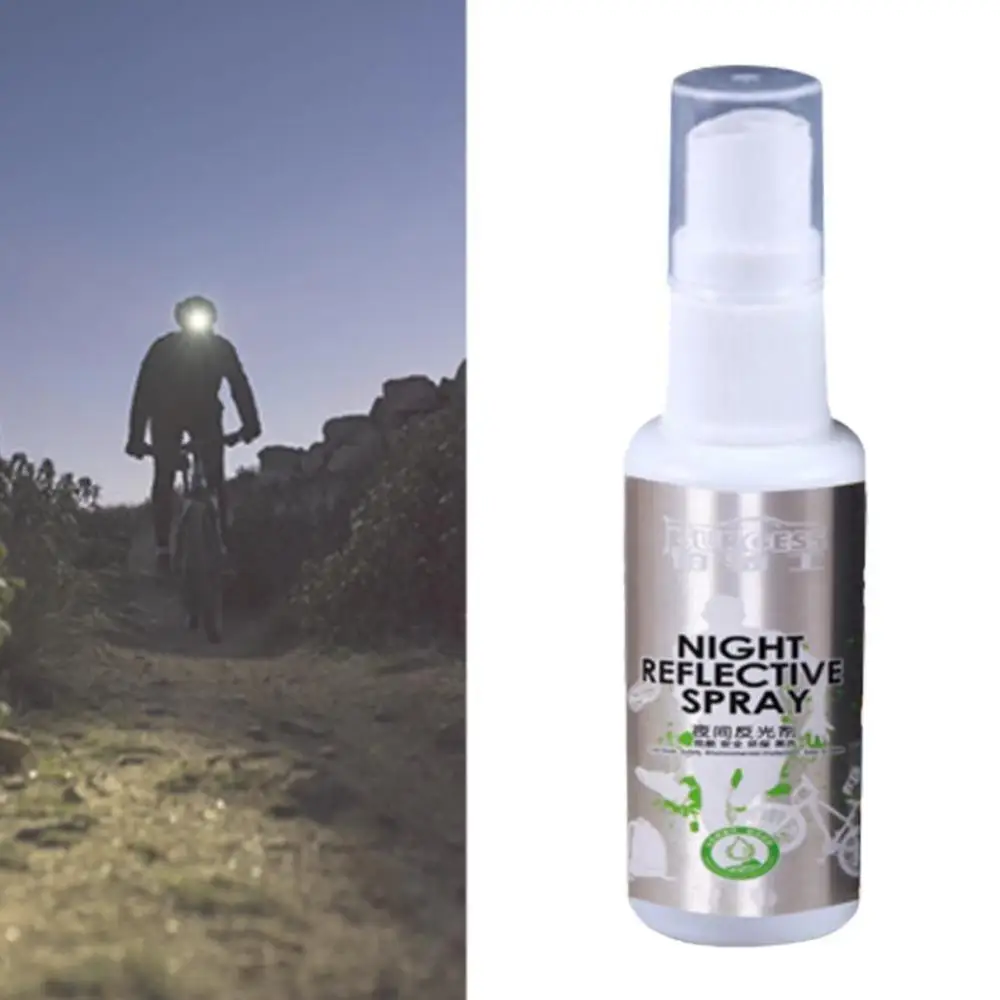 Night Reflective Spray Running Bike Fluorescence Paint Anti Accident Safety Mark Outdoor Tools Rental& Dropship