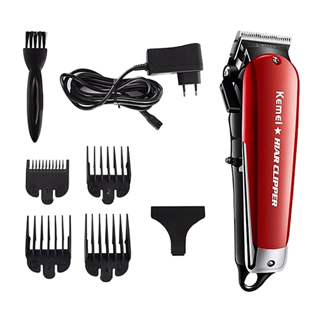 Kemei Professional Hair Trimmer LCD Display Cordless Hair Cutter Barber Hair Clipper Beard Trimmer Electric Razor for Men 
