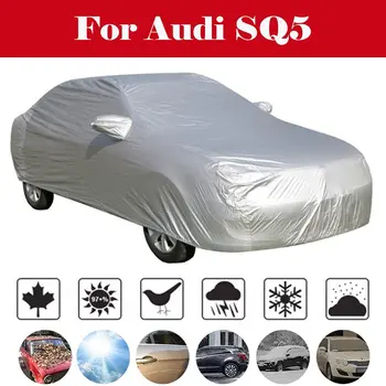 

Car UV Protector Cover Shields Windshield Sun Shades For All Weather Car Front Window Cover Snow Cover For Audi SQ5