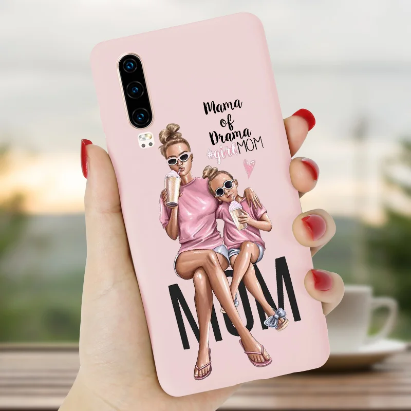 Для huawei P Smart Plus чехол Super Mama Girl Mom Boy Baby чехол для телефона huawei P30 Lite P20 PRO P10 P9 силиконовый чехол