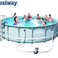 56451 год Bestway 488*122 см мощность встроенный фильтр лестница крышка и