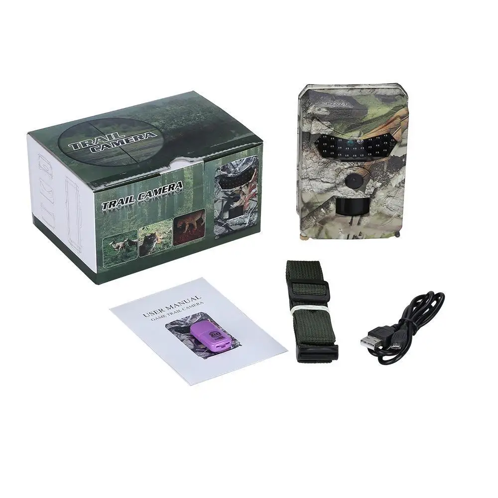 Trail camera s PR100 наружная камера для охоты 110 ° широкоугольный, Инфракрасный HD камера ночного видения s фото ловушки Скаутинг Стелс камера