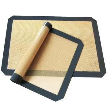 

Silicone Baking Mat - Kitchen Food Bakeware - Non-Stick Pastry Sheet Mat for Freezer (2 Pack Set)