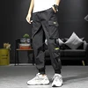 Pantalones Cargo para hombre, ropa de calle, Hip Hop, con bolsillo lateral, para correr, 2022 ► Foto 2/6