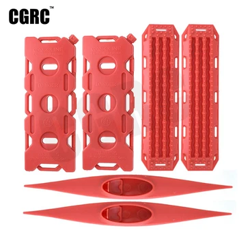 

6pcs Rescue Board Spare Fuel Tank Kayak Model Decoration For 1/10 RC Crawler Car Traxxas TRX4 TRX6 G63 D90 D110 Axial SCX10
