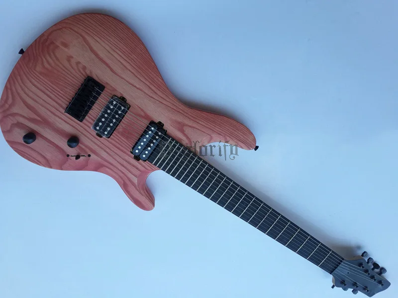

solid ashwood 7 string electric guitar good quality
