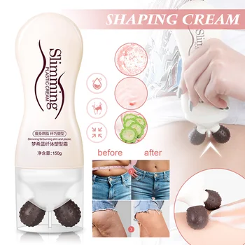 

Body Slimming Firming Cream with Massage Heads Natural Body Fat Burning Massage Cream