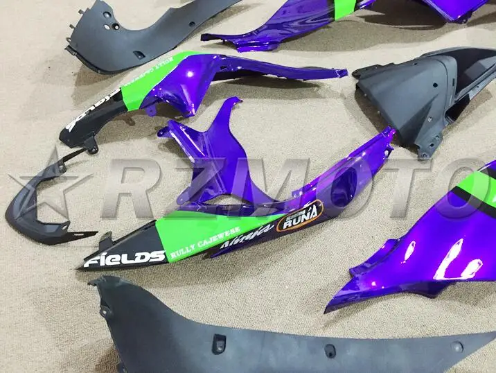 3 Подарки ABS полный обтекатель комплект подходит для Kawasaki ZX6R 2013 Обтекатели ZX-6R Ninja 636 599 набор синий зеленый