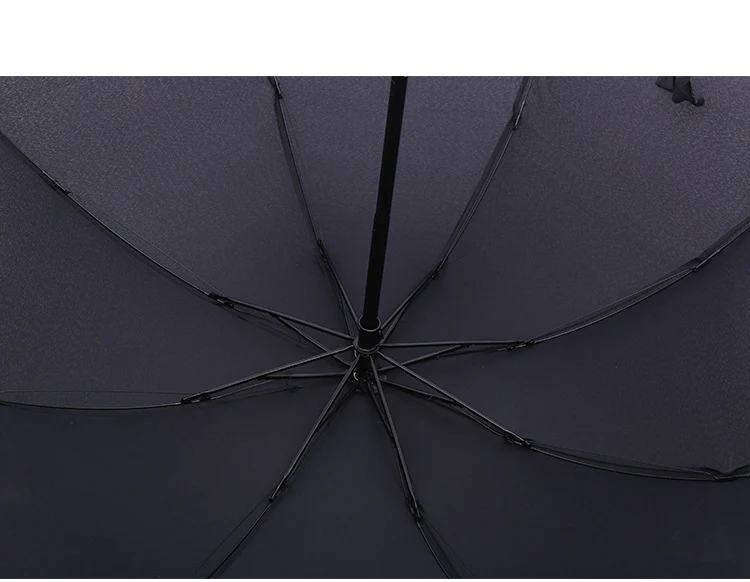 Креативный Одноцветный модный простой складной зонт автоматический женский зонт 3 раза светильник зеленый студенческий зонт