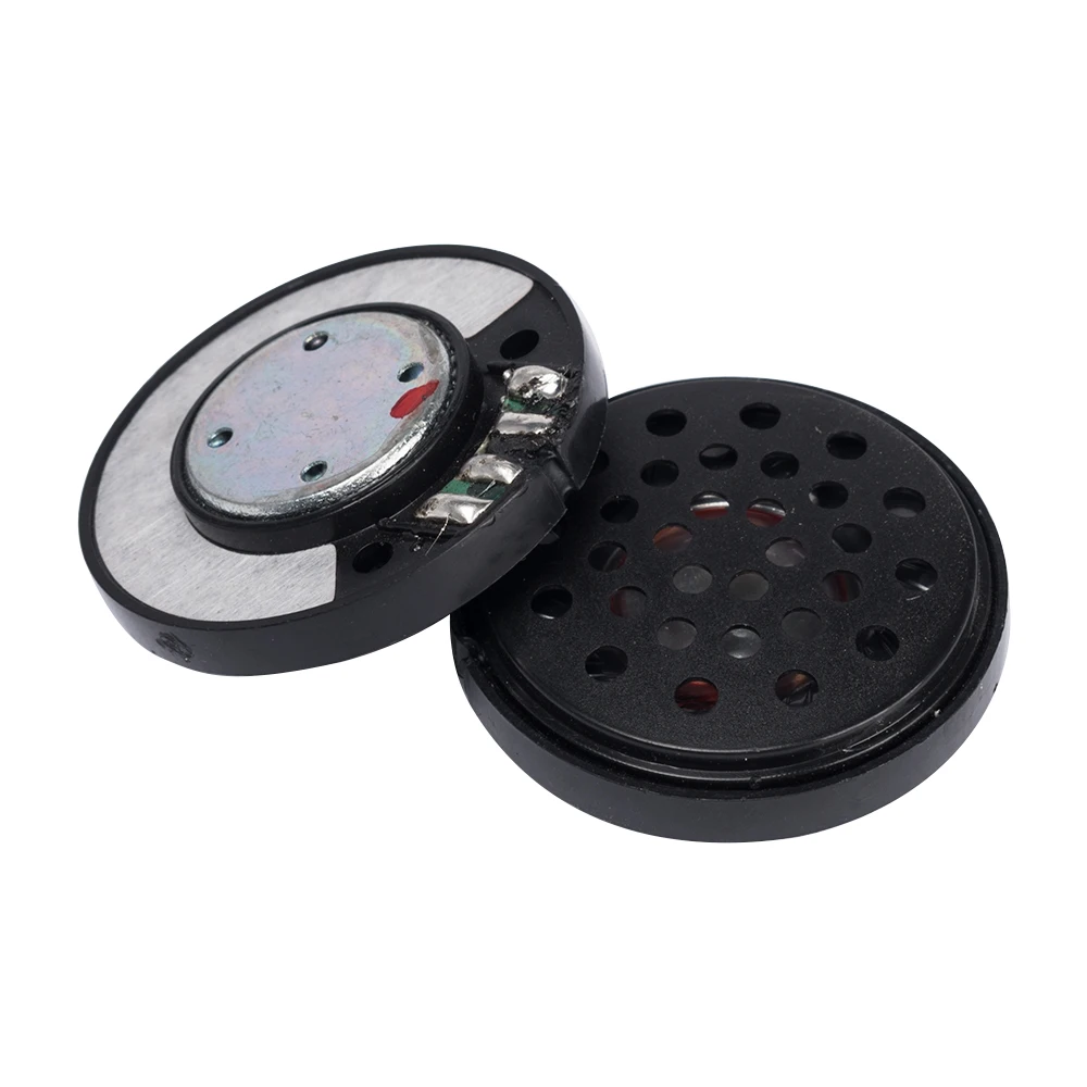 

HifI headphone Speaker For Bluetooth Earphone Diy 40mm Helmet Headset Driver With Metal Mesh Cover 32ohm 120db Repair Parts 2pcs