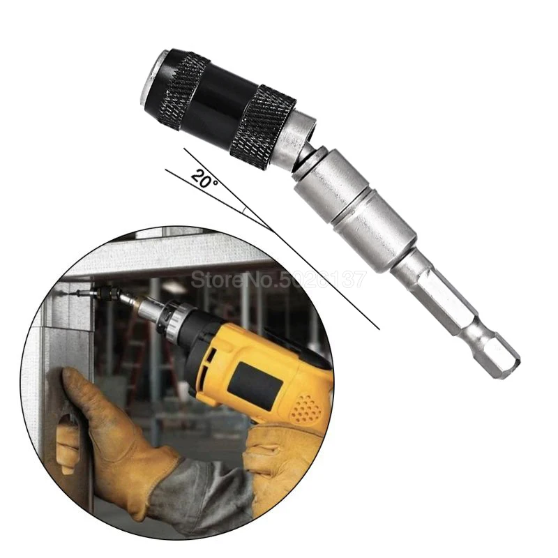 1/4 Hex Screw Drill Tip Tool Quick Change Locking Bit Holder