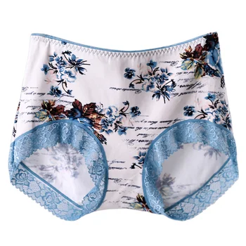 

new Cotton quality comfortable plus big size Women Panties colors 50110 Massage Breathable high elastic high-rise