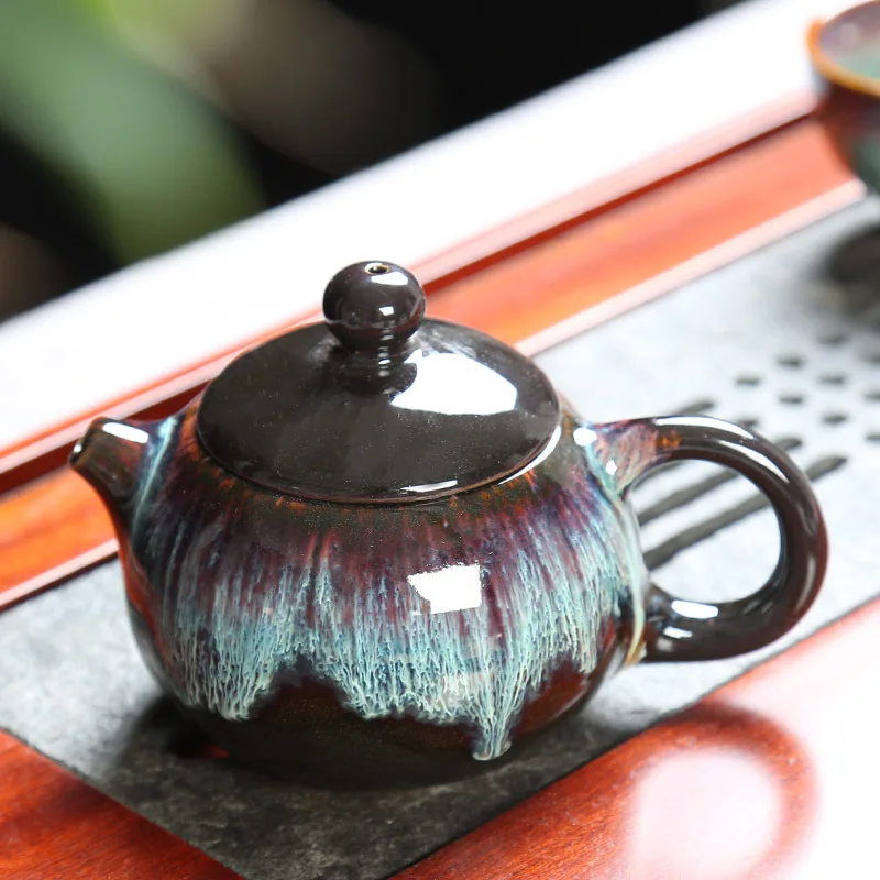 Китайский кунг-фу Чайники заварочные глазури керамические s 250 мл чайник ручной работы Чай пуэр фарфор самовар кунг-фу чайная посуда керамическая Глиняный Чайник