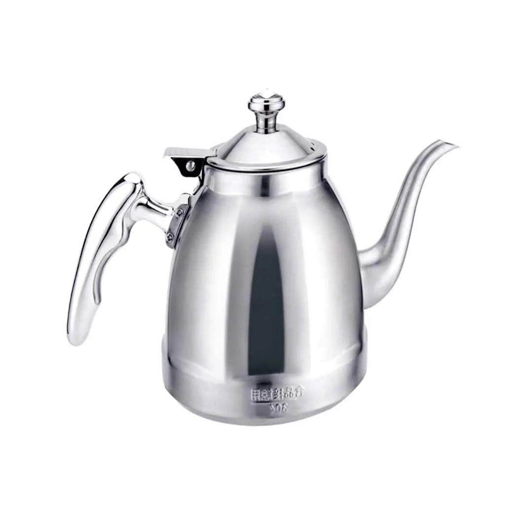 

1X1.5L Kettle Stainless Steel Coffee Juice Teapot Induction Cooker Cookware Tool