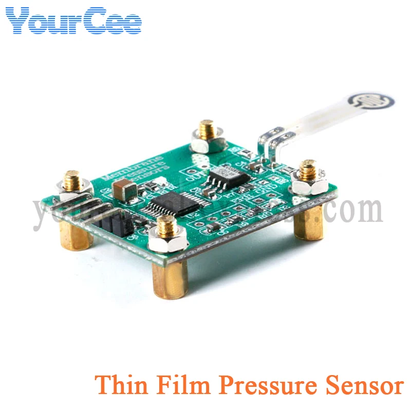 Membrane Pressure Sensor Module Thin Film to Voltage Serial Port Output Computer Reading FSR Flexiforce | Электронные компоненты