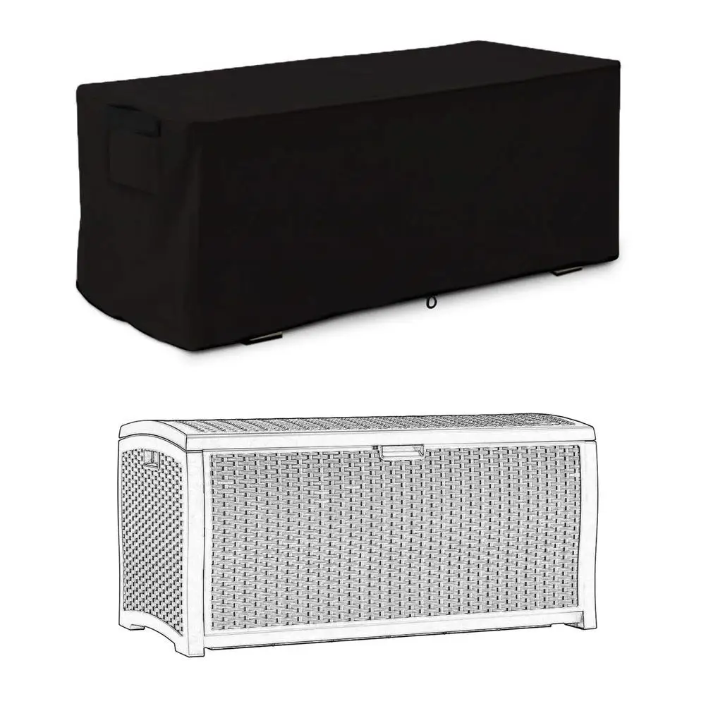 PatioDeckBoxCoverOutdoorStorageBagContainerCoverForOutdoor
