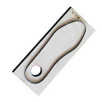 

DIY Insole Shaped Wooden Template Leather Cutting Die Leather Craft Knife Punching Cane Cutting Mould