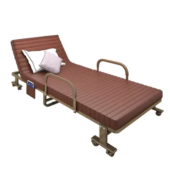 

Folding Bed Single Siesta Bed Double Escort Marching Office Siesta Lounge Chair Simple Household 1.2 Meters Portable