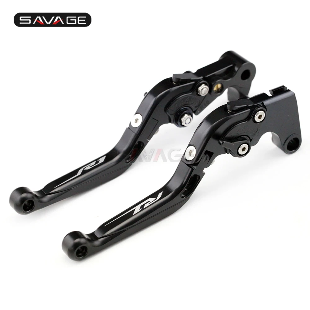 Alavanca da Embreagem do Freio para Yamaha 2004-2020 06 08 12 15 19 Motocicleta Ajustável Folding Extensível Logotipo r1 Yzfr1 Yzf-r1 - R1m R1s 8 cordas e cabos
