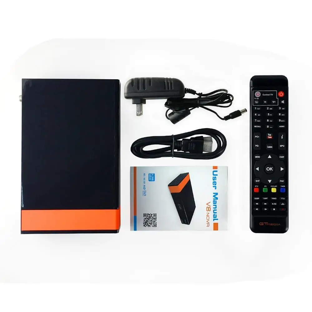 As shows GTMedia V8 Nova DVB-S2 спутниковый приемник V8 супер с H.265 WI-FI Европа Испания герметизирующая ptfe-лента для DE PO CCcam ТВ декодер - Цвет: As shows
