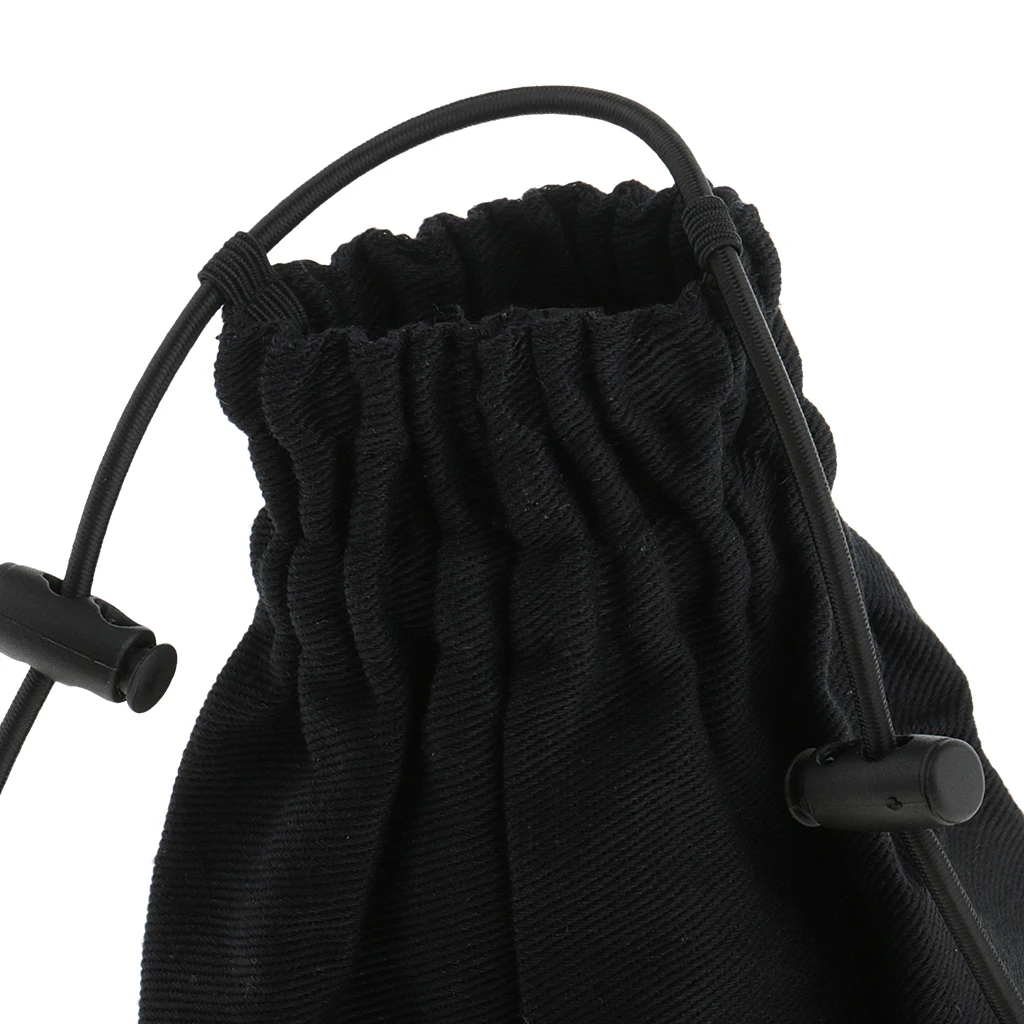 Canvas Black Universal Hair Dryer Sock Diffuser Wind Blower Attachment Cover with Drawstring  FIT MOST DRYERS ALL HAIR TYPE