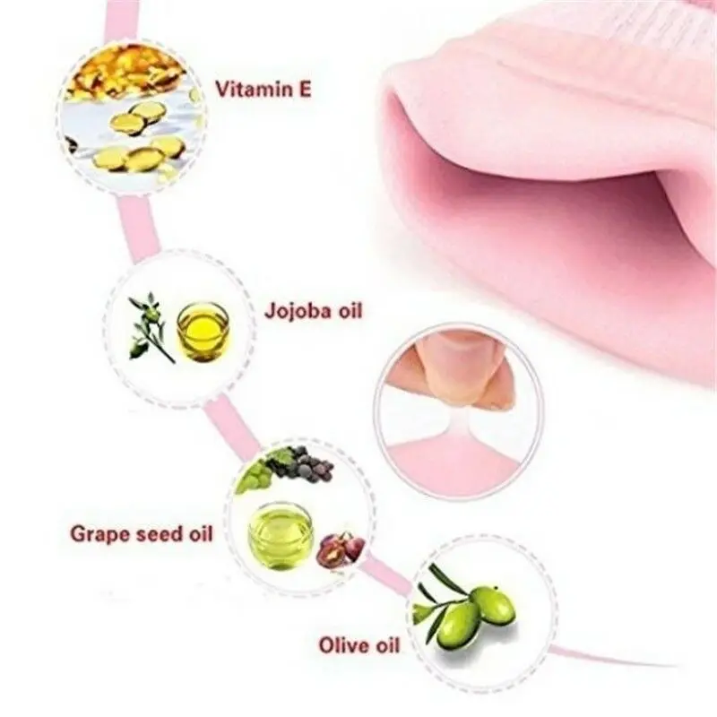 1 Pair Exfoliating Foot Mask Sock Spa Gel Moisturizing Feet Care Silicone Socks