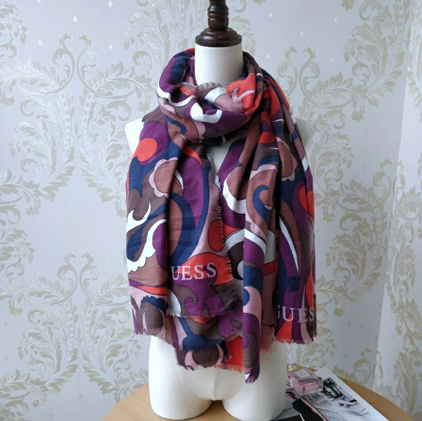 new German Brand Womens High Quality Scarf womens scarves, Autumn fashion scarves Shawl - Цвет: Темно-серый