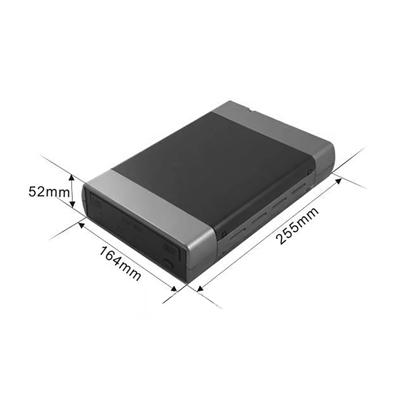 New 5.25 inch USB 2.0 SATA External Optical Drive Case Enclosure Box Adapter for PC