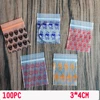 100Pcs Mini Zip lock Bags Cheaper Small Plastic Zipper Bag Ziplock Bag Plastic Packaging Bags Ziplock Pill Packaging Pouches 2