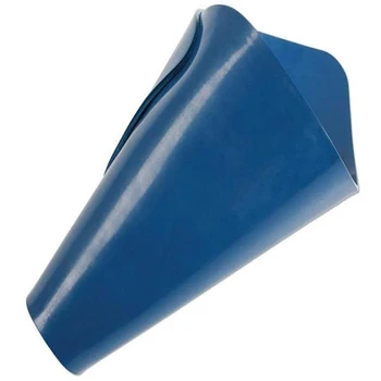 

Flexible Draining Tool Foldable Car Oil Refueling Long Mouth Funnel,Blue Small