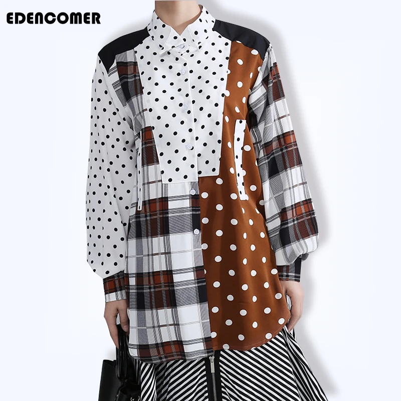 Blusas Mujer De Moda осенние уличные Женские рубашки в клетку женские рубашки-топы и блузки корейские блузы женские рубашки с длинными рукавами